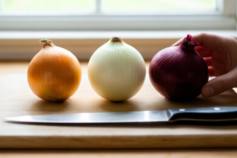 Step 1: Set the station visual for Yellow, White, and Red Onions: When to Use Each One