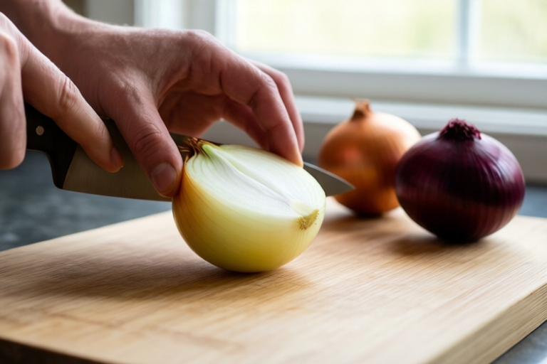 Step 3: Create control before speed visual for Yellow, White, and Red Onions: When to Use Each One