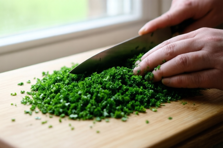Step 5: Spread and check the texture visual for How to Prep Carrots Celery and Parsley for Soup