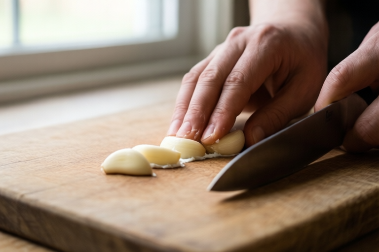 Step 5: Separate any pieces that stick together visual for How to Cut Garlic for Stir-Fry Without Bitter Pieces