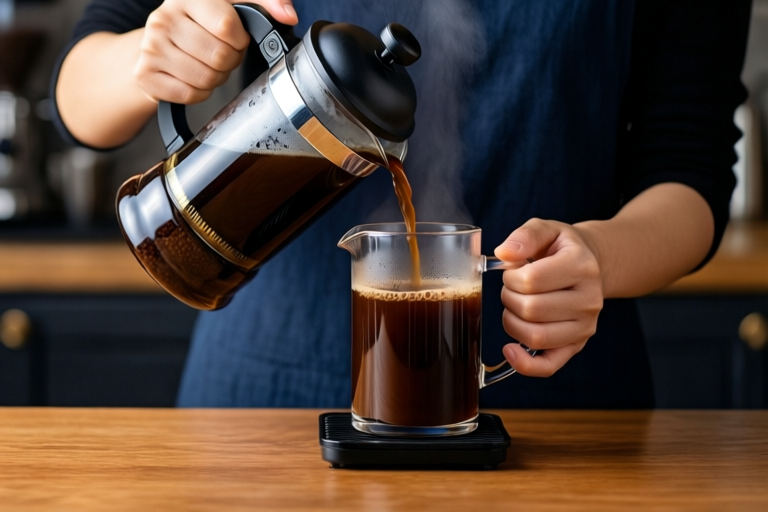 Step 1: Step 1: Add Coffee and Water visual for French Press Coffee: Variables That Matter and How to Adjust